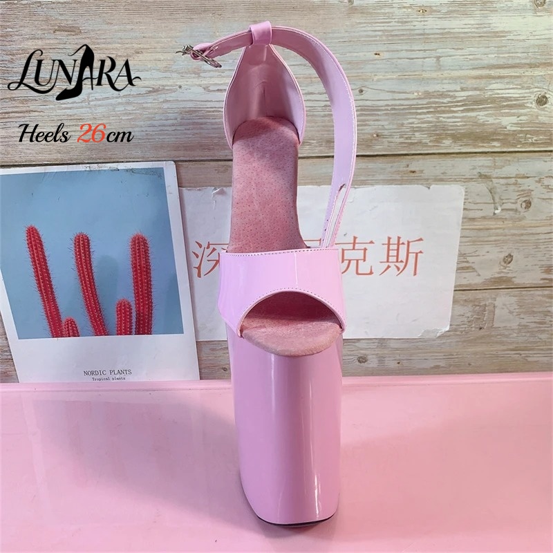 Różowe lakierowane sandały na  – Women'S Shoes Quality recenzja i cena