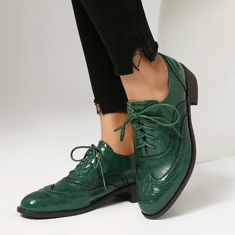 Damskie buty Oxford typu brogs – Oxford Lace Up Women recenzja i cena
